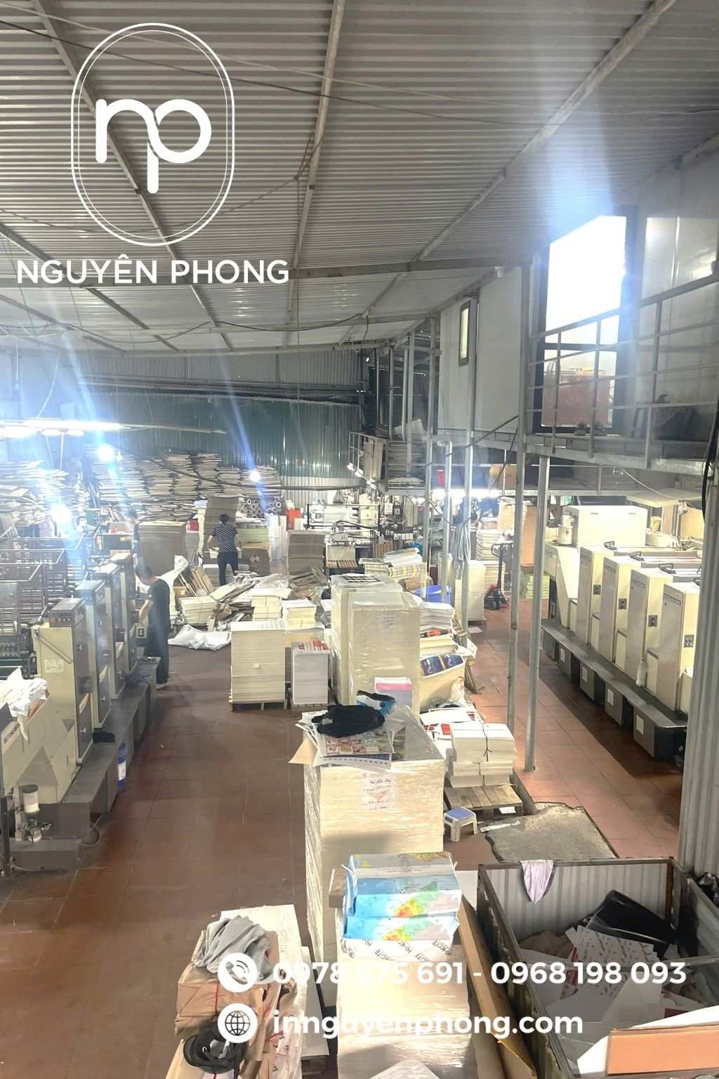 Xưởng in Nguyên Phong in số lượng lớn 